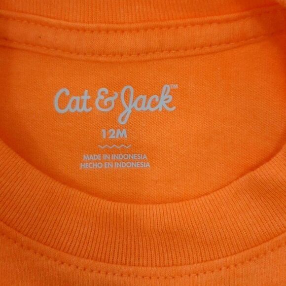 Toddler Boys' Long Sleeve Halloween Boo Top & Bottom Set - Cat & Jack - 12M - Picture 4 of 7